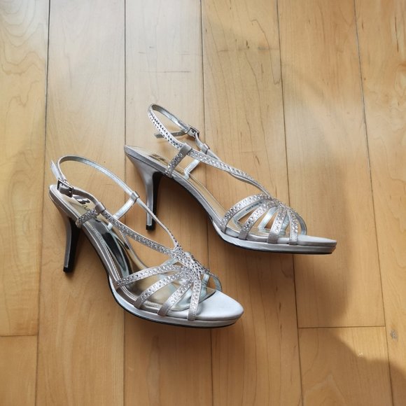 Brown's Sparkle Heeled Sandals - Picture 3 of 11